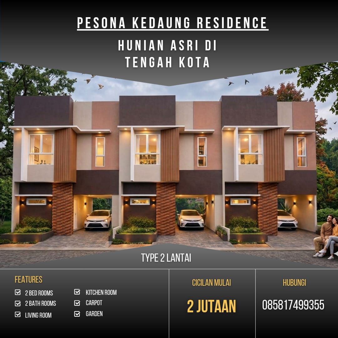 Unit kavling 2 lantai